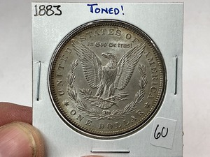 lot 60 image: 1883 Morgan Silver Dollar