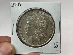 lot 65 image: 1888 Morgan Silver Dollar
