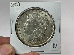 lot 70 image: 1889 Morgan Silver Dollar