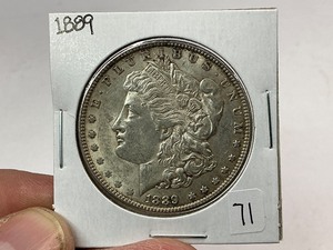 lot 71 image: 1889 Morgan Silver Dollar