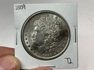 lot 72 image: 1889 Morgan Silver Dollar