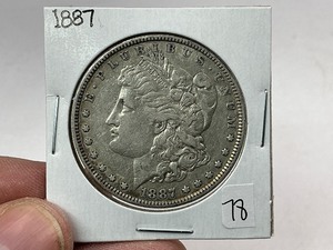 lot 78 image: 1887 Morgan Silver Dollar