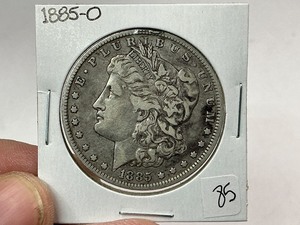 lot 85 image: 1885-O Morgan Silver Dollar