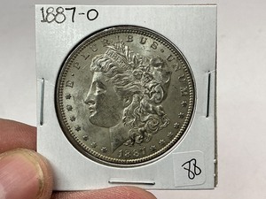 lot 88 image: 1887-O Morgan Silver Dollar