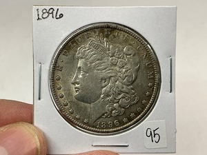 lot 95 image: 1896 Morgan Silver Dollar