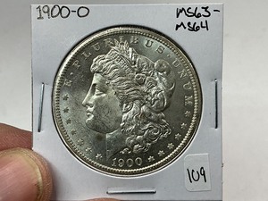 lot 109 image: 1900-O Morgan Silver Dollar
