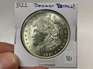 lot 110 image: 1921 Morgan Silver Dollar