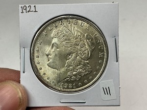 lot 111 image: 1921 Morgan Silver Dollar