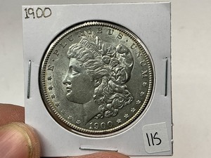 lot 115 image: 1900 Morgan Silver Dollar