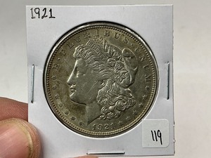 lot 119 image: 1921 Morgan Silver Dollar