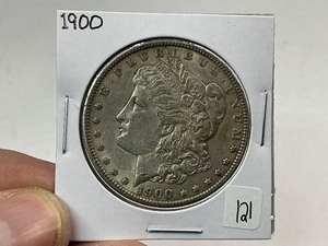 lot 121 image: 1900 Morgan Silver Dollar