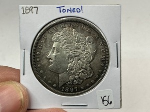 lot 156 image: 1897 Morgan Silver Dollar