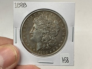 lot 158 image: 1898 Morgan Silver Dollar