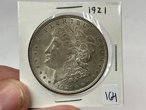 lot 164 image: 1921 Morgan Silver Dollar