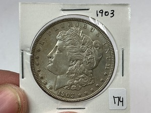 lot 174 image: 1903 Morgan Silver Dollar