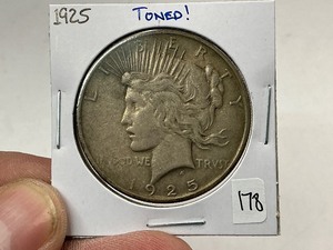 lot 178 image: 1925 Peace Silver Dollar
