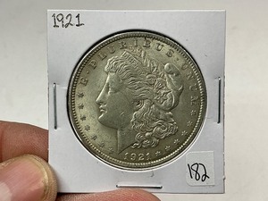 lot 182 image: 1921 Morgan Silver Dollar