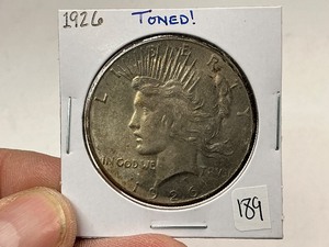 lot 189 image: 1926 Peace Silver Dollar