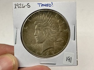 lot 191 image: 1926-S Peace Silver Dollar