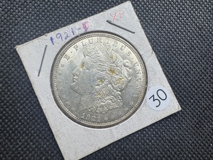lot 30 image: 1921-D Morgan Silver Dollar Marked XF When Purchased