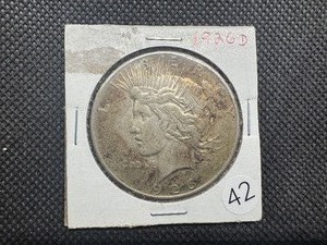 lot 42 image: 1926-D Peace Silver Dollar