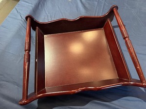 lot 25 image: Wooden Breakfast Tray