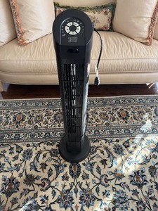 lot 20 image: Sunter Oscillating Fan with Remote 40 Tall