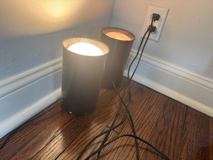 lot 17 image: Cylindrical Floor Up lights