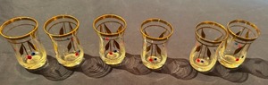 lot 93 image: Vintage French Liquer or Shot Glasses