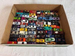 lot 115 image:  70 Diecast Cars including Hot Wheels, Matchbox, Maitso and more