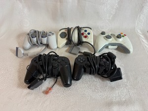 lot 126 image: Namco, Play Station and Xbox Controllers