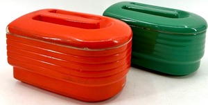 lot 61 image: Vintage Westinghouse Hall China Refrigerator Containers