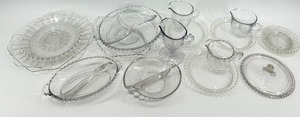 lot 126 image: Vintage Federal Glass and Imperial Glass including Sunburst Variety