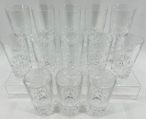 lot 155 image: Cristal DArques Tumblers Set - 13