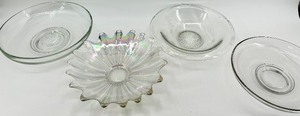 lot 221 image: Vintage Federal Glass Celestial Bowl and More
