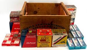 lot 166 image: Vintage Shotgun Shells & Boxes - Federal Hi-Power, Winchester Duck & Pheasant, Eley Alphamax