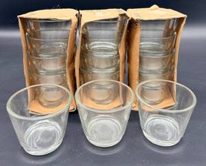 lot 174 image: IKEA Galej Glass Tumblers (Lot of 15)