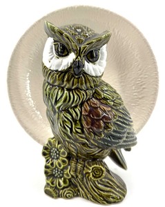 lot 202 image: Mid Century Ceramic Owl Planter - Japan & Pottery Bowl