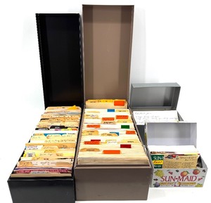 lot 204 image: Sun-Maid Recipe Boxes & Rosette Molds with Irons - 3 Boxes Included
