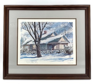 lot 224 image: Lloyd Borg The Wayzata Depot 1974 Limited Edition 390500 Framed Print