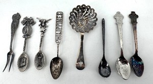 lot 233 image: Souvenir Spoons & Fork of Interest - Philippines & Switzerland Handles