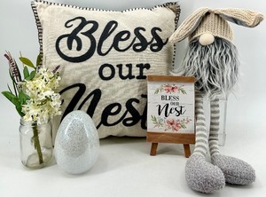 lot 68 image: Bless Our Nest Decor Bundle (Lot of 5)