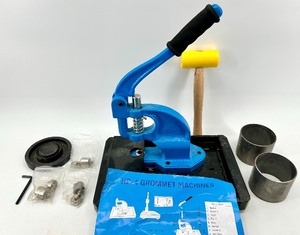 lot 286 image: HP-4 Grommet Machine - Die 2 & Die 4 Included, Allen Key & Instruction Sheet