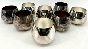 lot 288 image: WM Rogers Silver Plate Goblets - Set of 8