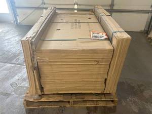 lot 4 image: MSI Pallet of 28 Cases of- Yardan Gray 24 in. x 48 in. Matte Porcelain Sandstone Look Floor and Wall Tile (15.32 sq. ft.Case) (428.96 total sq. ft.) Retail Value of $851.20