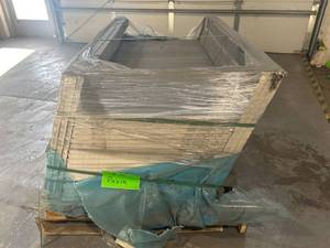 lot 5 image: MSI Pallet of 24 Cases of- Pavia Gray 24 in. x 48 in. Polished Porcelain Quartzite Look Floor and Wall Tile (2 per case) (384 total sq. ft.) Retail Value of $1,451.52