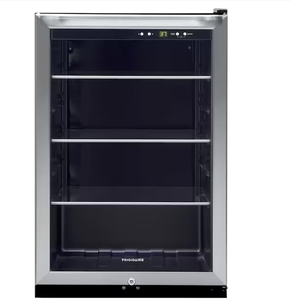 lot 2 image: Frigidaire 22 in. Single Zone 138-12 oz Can Beverage Cooler in Stainless Steel with Digital Temperature Control Model # FRYB4623AS