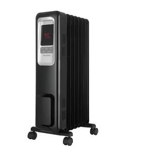 lot 101 image: Pelonis 1,500-Watt Digital Electric Oil-Filled Radiant Portable Space Heater Model # HO-0280