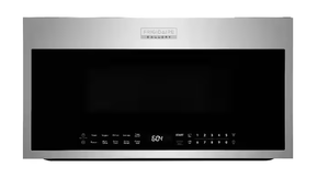 lot 26 image: Frigidaire Gallery 30 in. 1.9 cu. ft. Over the Range Microwave with Sensor Cook in Stainless Steel Model # GMOS1964AFA (Used)