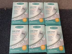 lot 20 image: 6 Accubio One Step Drug Screen Kits